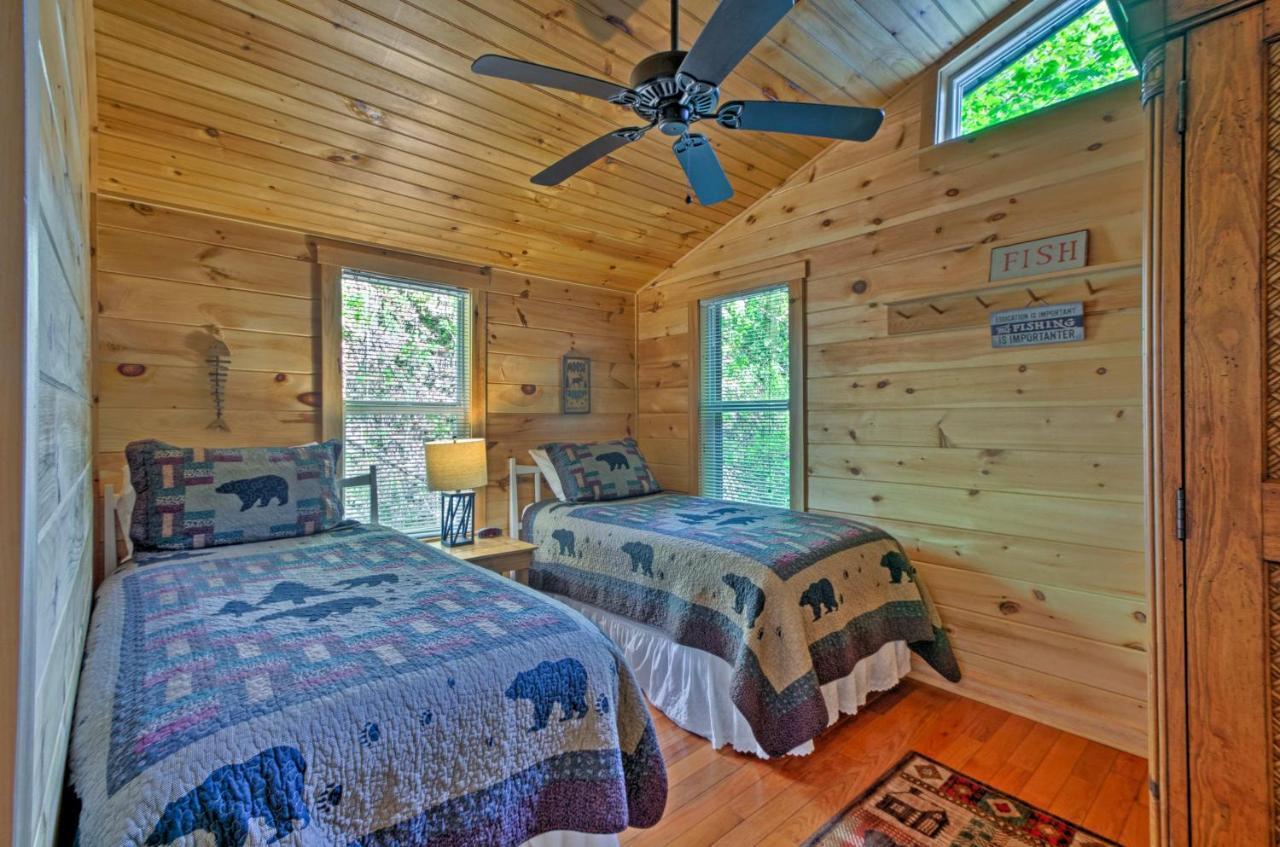 Bryson City Cabin With Fire Pit On Coopers Creek! Buitenkant foto