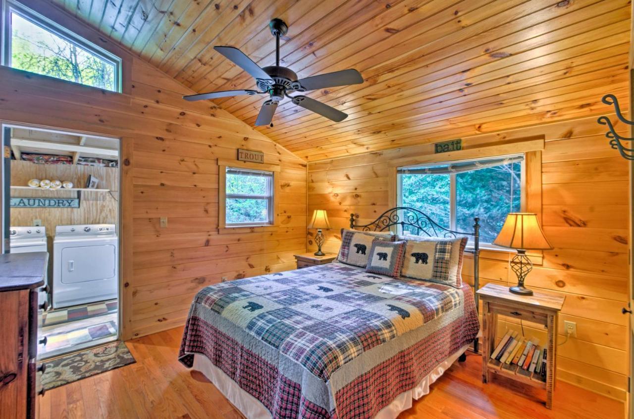 Bryson City Cabin With Fire Pit On Coopers Creek! Buitenkant foto