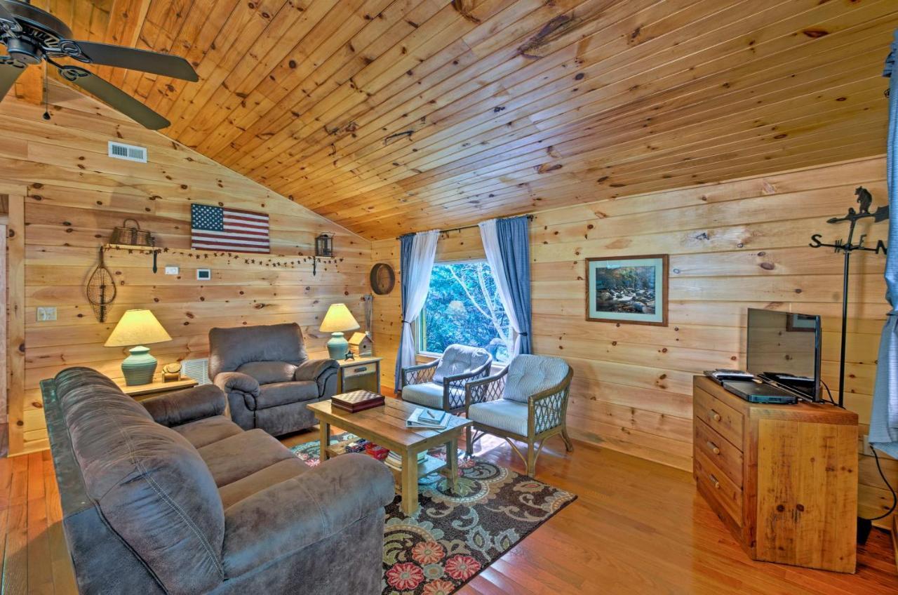 Bryson City Cabin With Fire Pit On Coopers Creek! Buitenkant foto